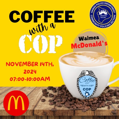 Coffee with a cop waimea