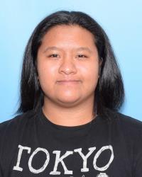 Picture of missing woman Dannah Delos Santos wearing black tshirt.