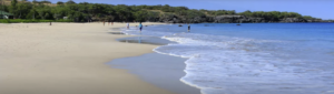 photo of Hapuna Beach in Hawaii. 